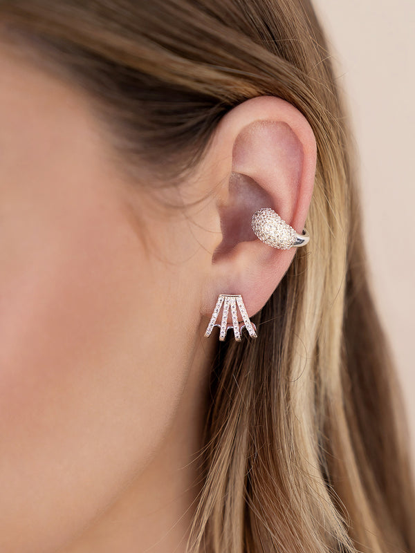 Glisten Wing Pavé Earrings Second