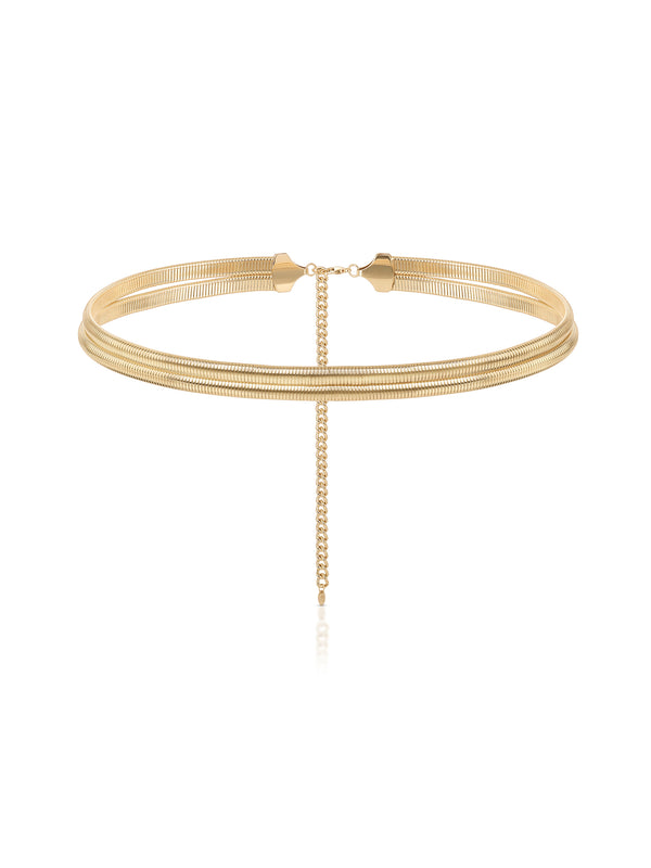 Wrap Around Flex Snake Chain Belt