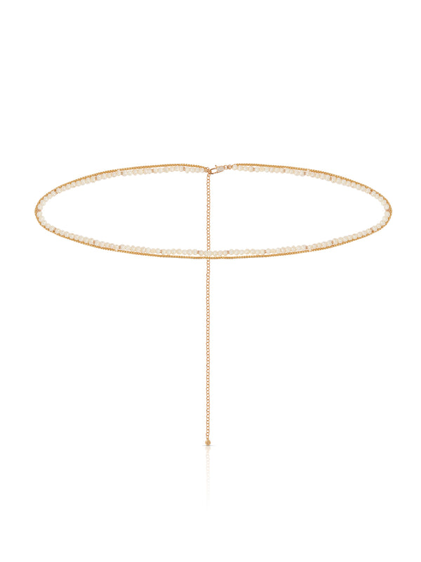 Freshwater Pearl Double Layer Waist Chain