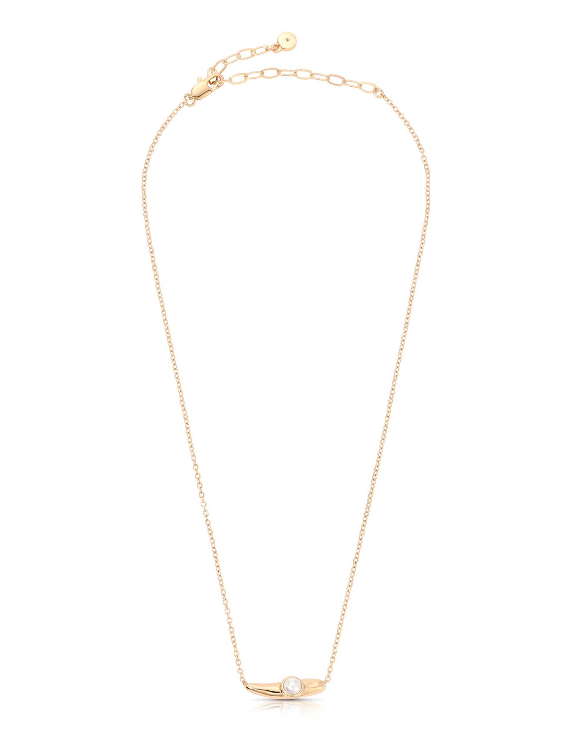 Liquid Pearl Necklace Pearl with 18k Gold Plating 2