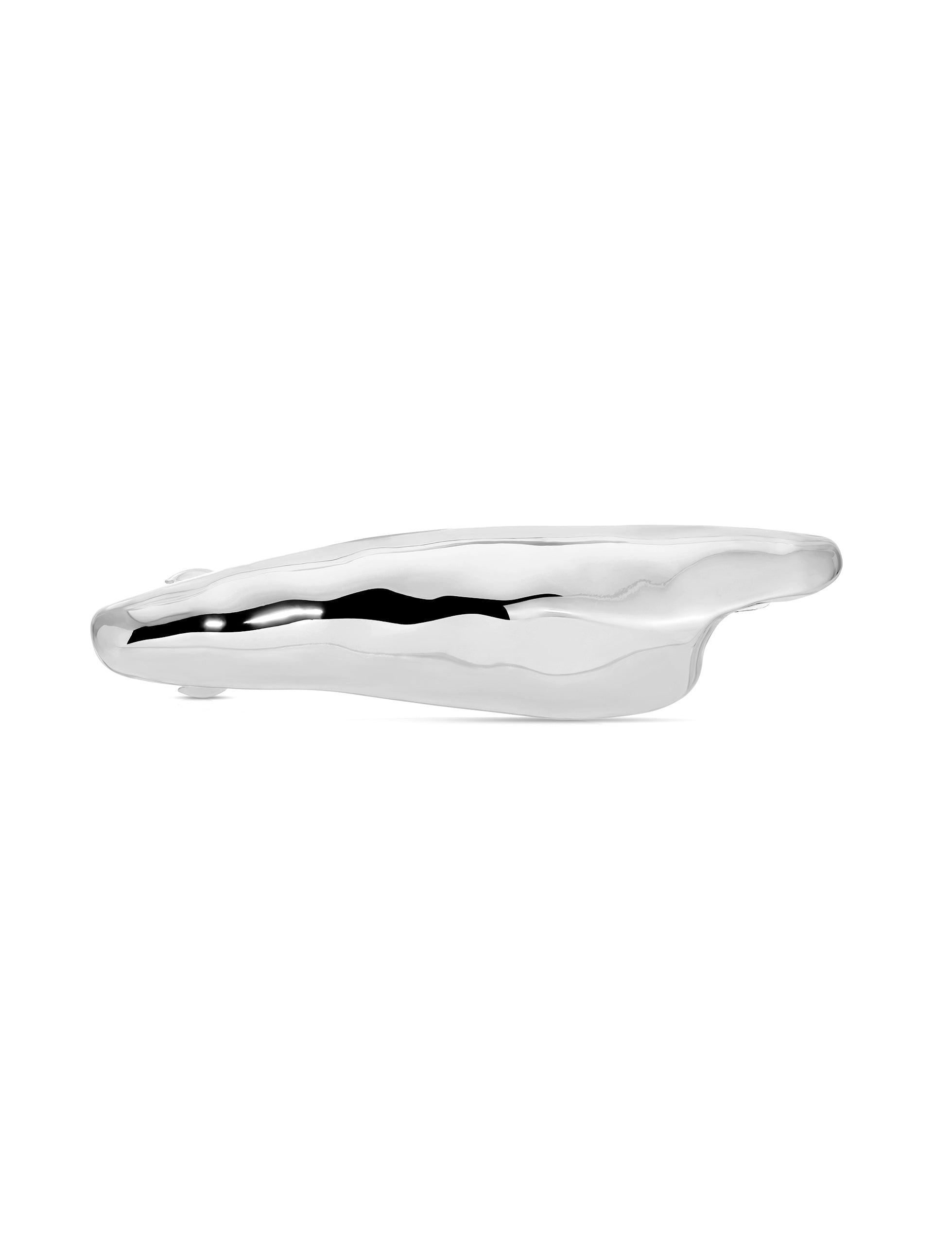 Liquid Luxe Barrette Silver Plated 2