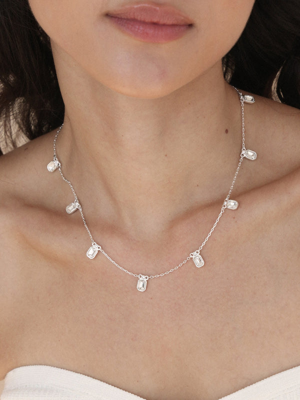 Emerald Deco Charm Necklace Second