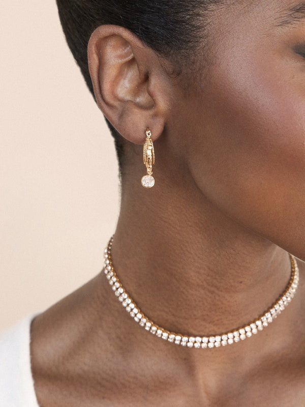 Boho Golden Hoop Earrings Second