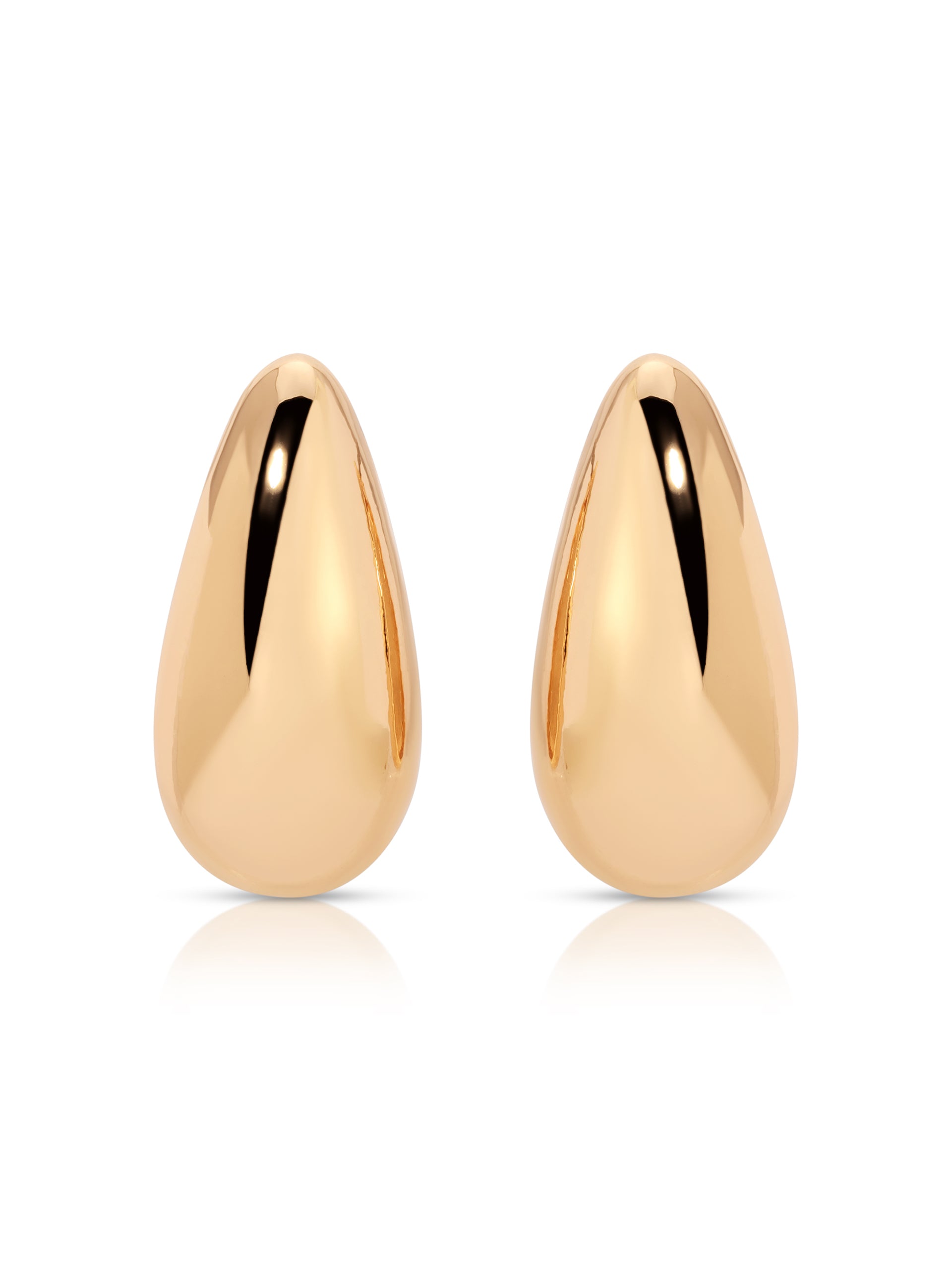 Golden Teardrop Earrings