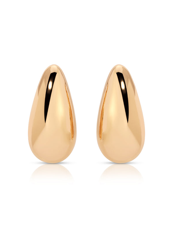 Golden Teardrop Earrings
