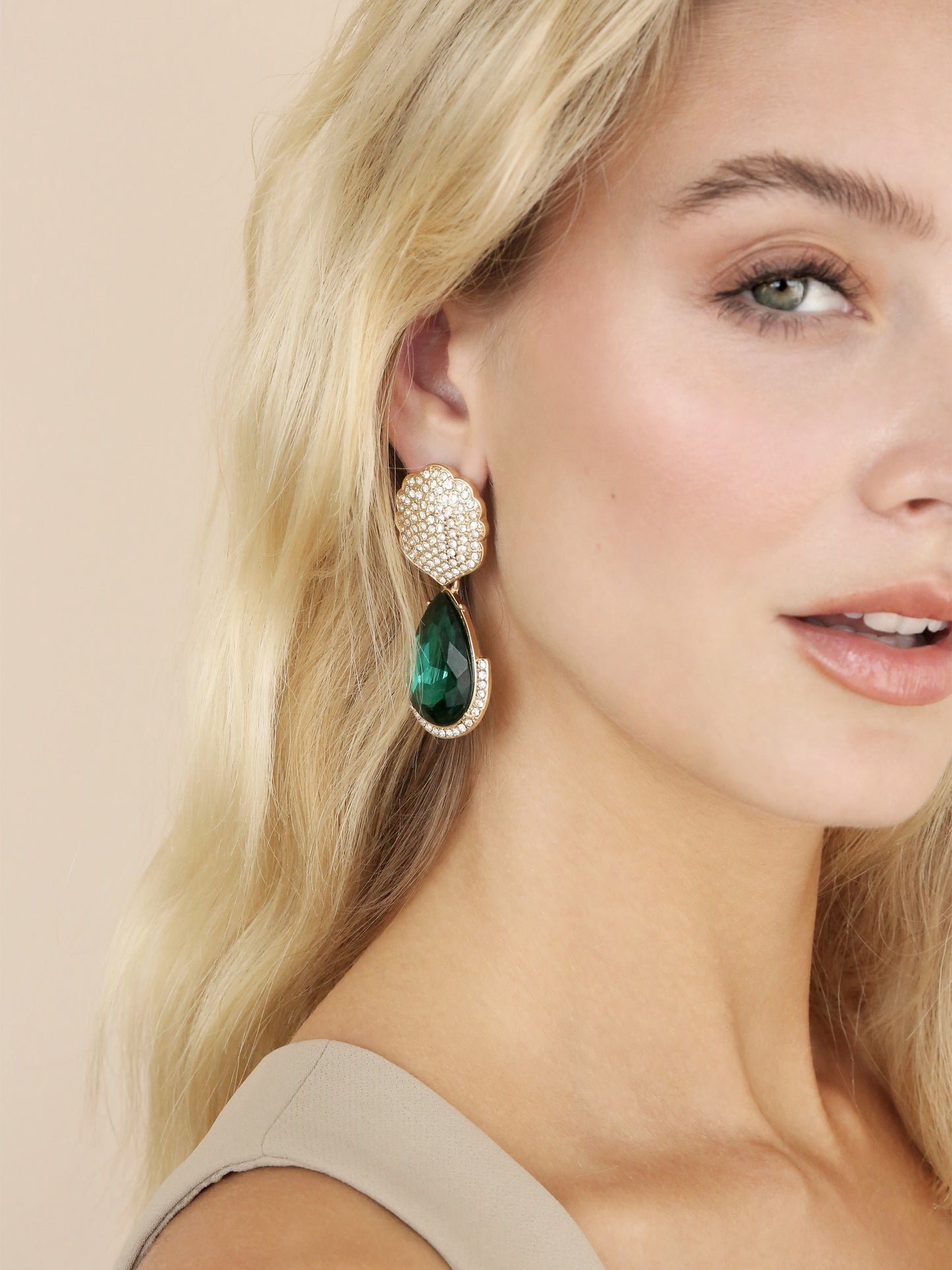 Tea Garden Teardrop Earrings