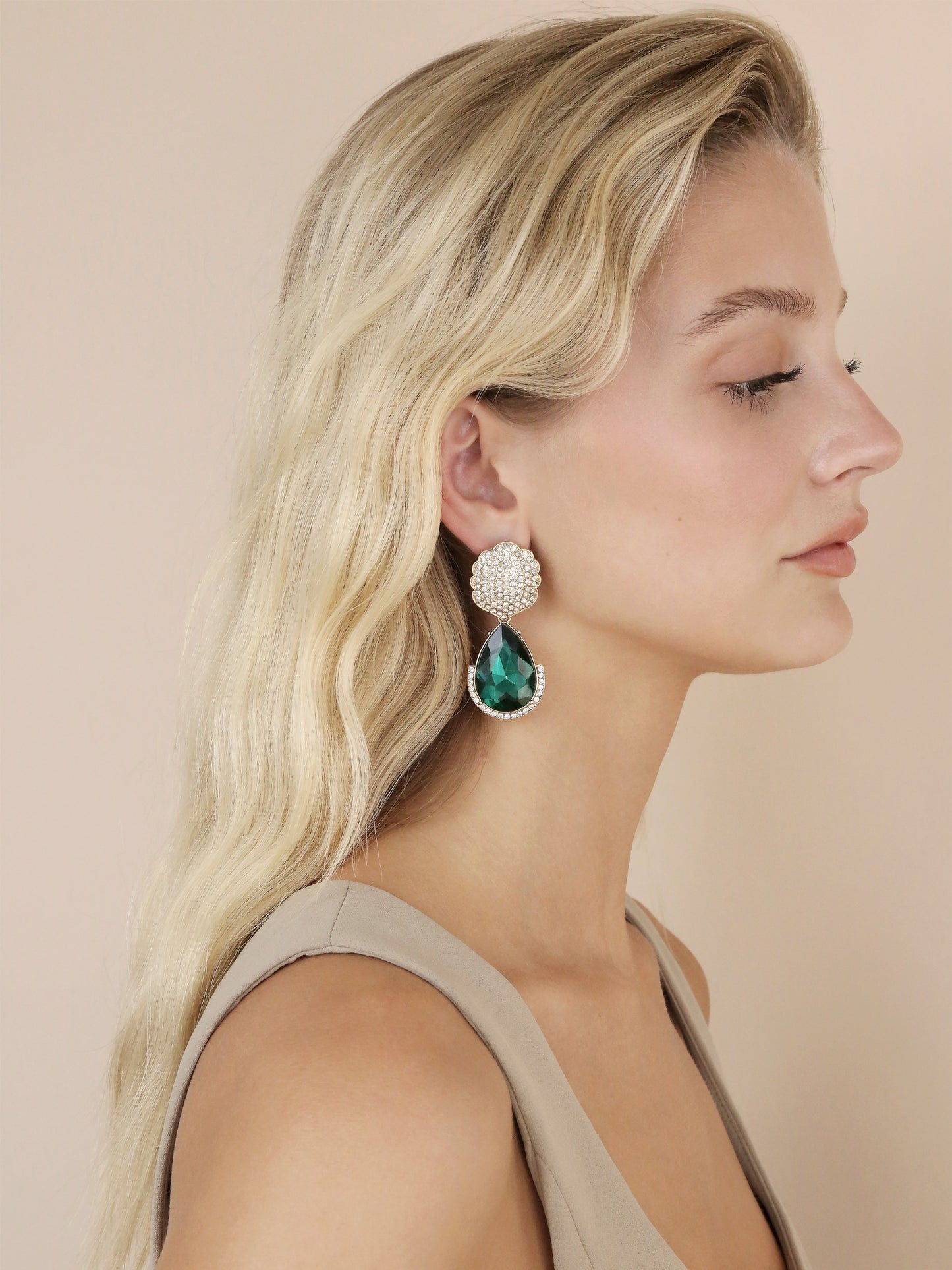 Tea Garden Teardrop Earrings