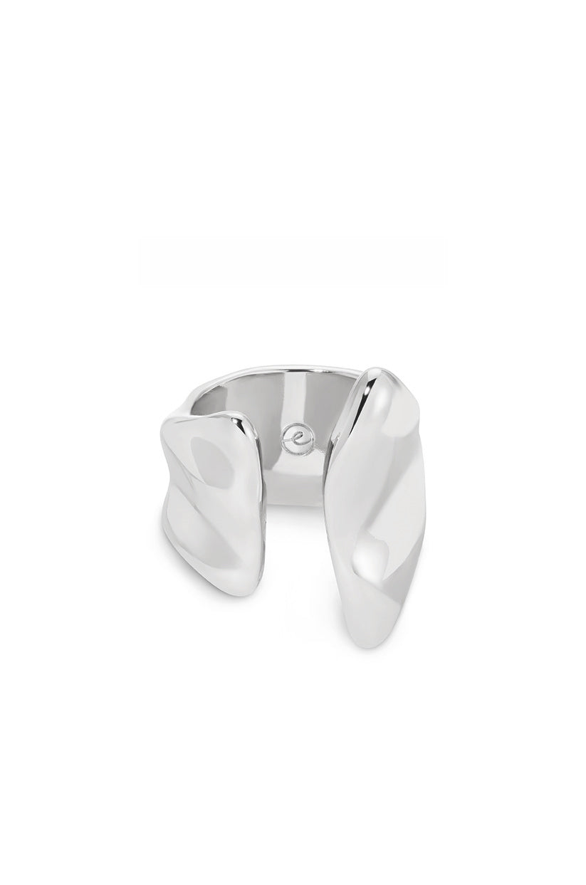 Liquid Luxe Ring Silver Plated 2