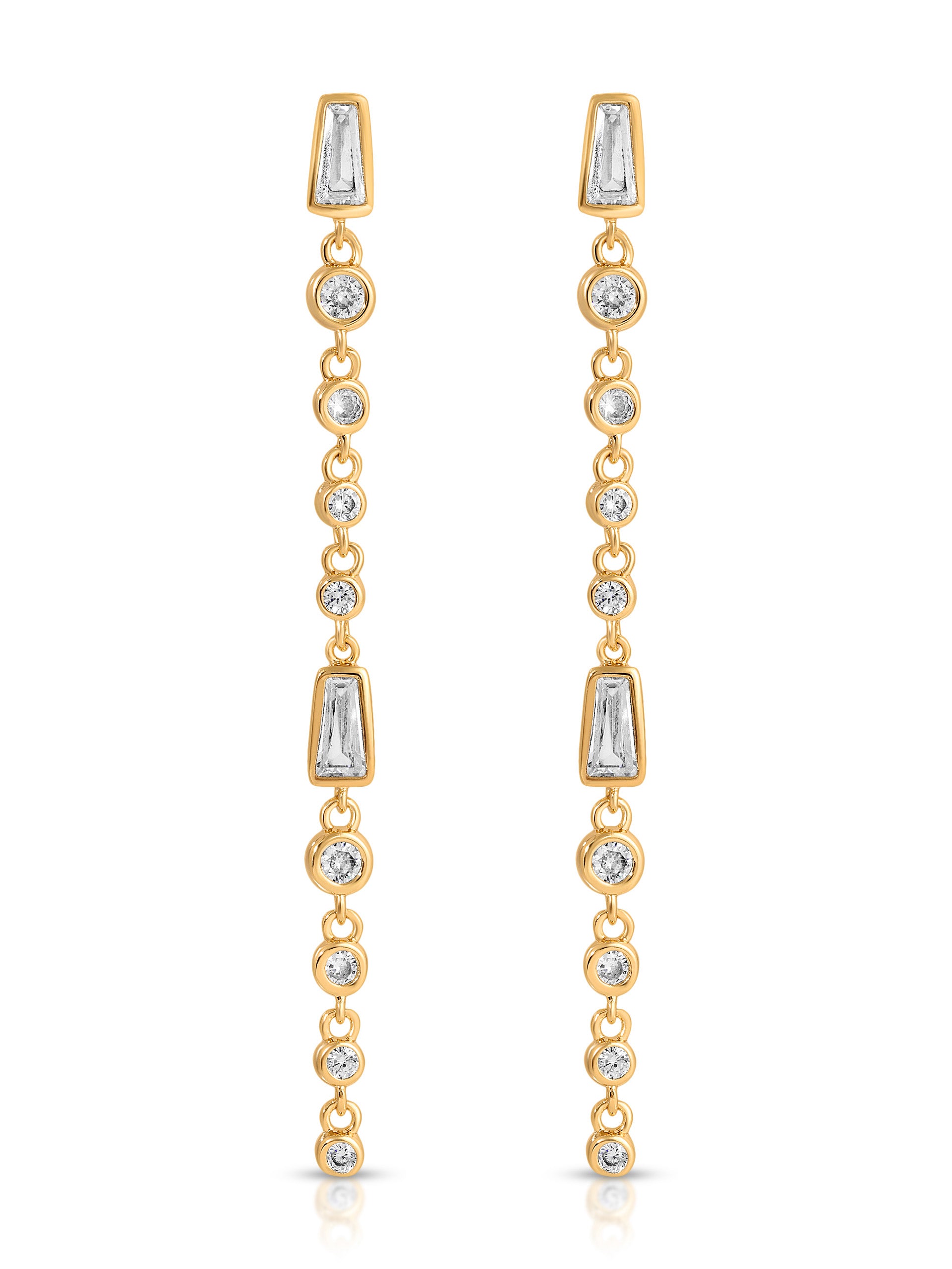 Crystal Linear Earrings