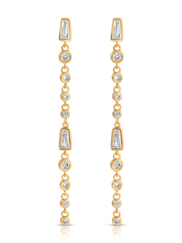 Crystal Linear Earrings