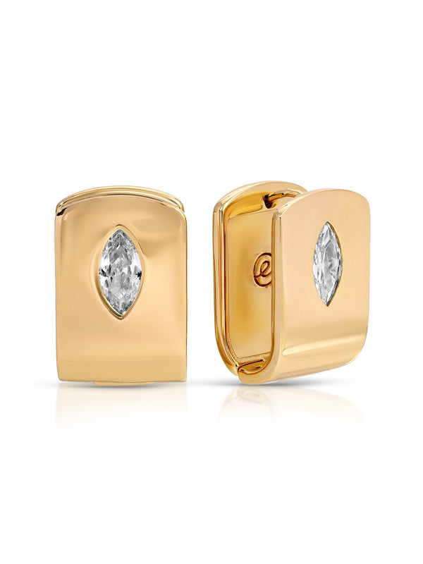 Marquise Crystal Huggies