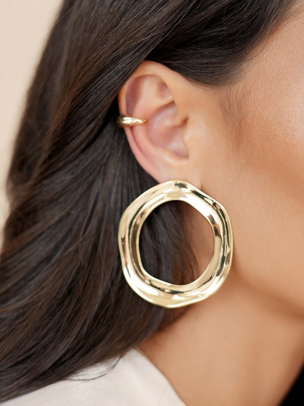 Open Circle Earrings Second