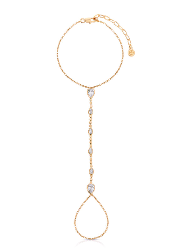 Dripping Crystal Hand Chain