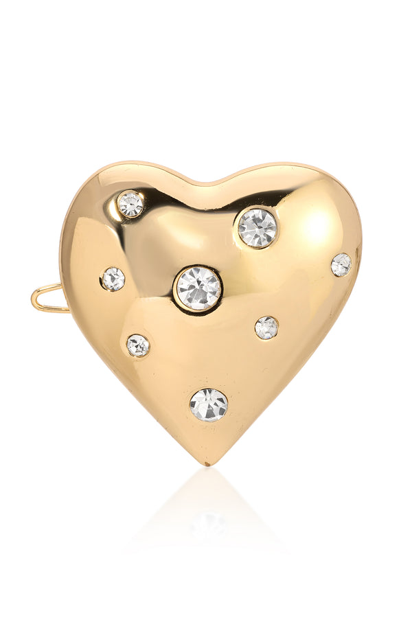 Platinum Love Barrette