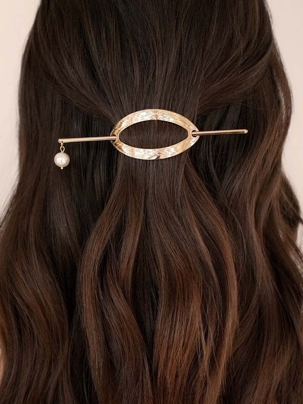 Oval French Barrette Second