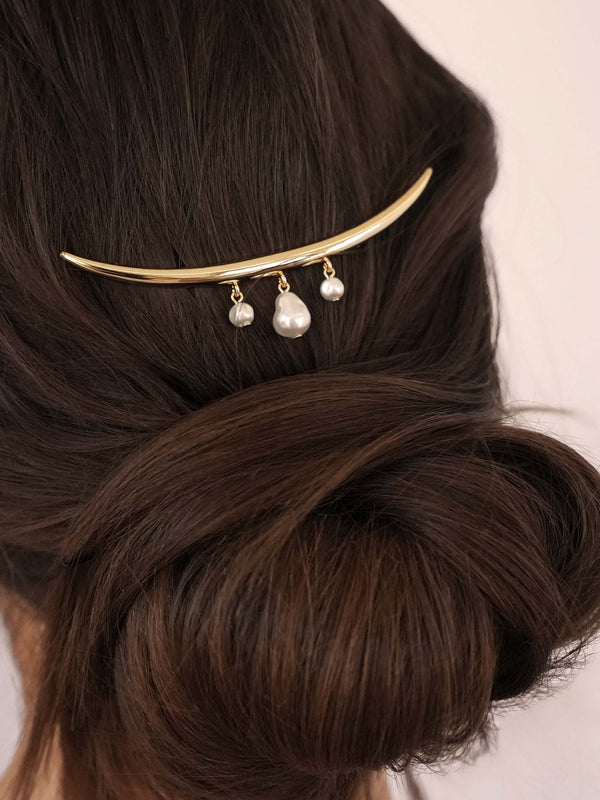 Mermaid Pearl Barrette Second