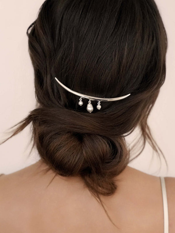Mermaid Pearl Barrette Second
