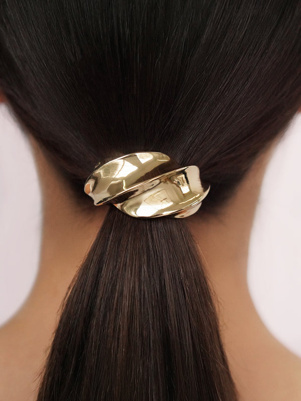 Golden Twist Hair Tie Second