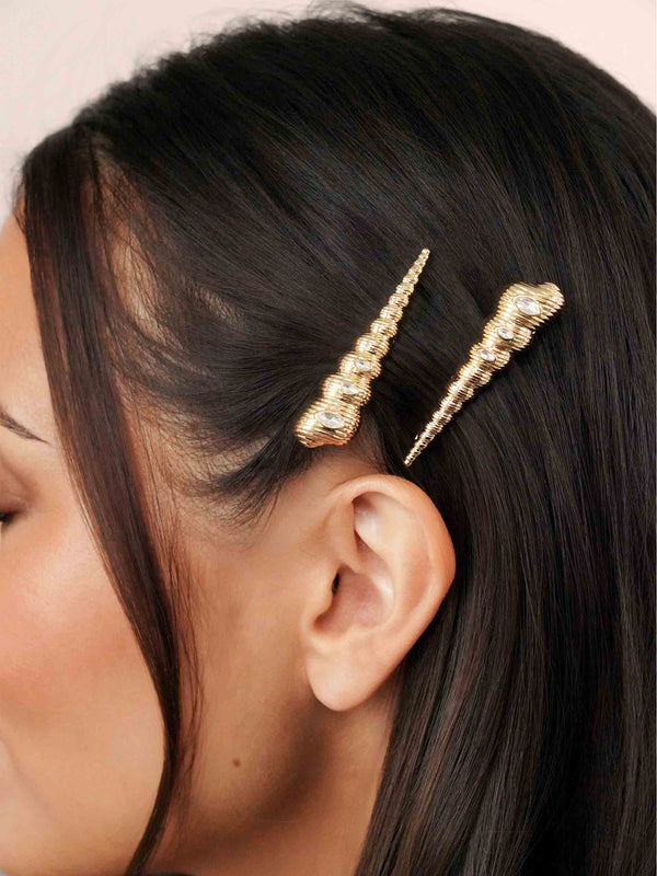 Capri Shell Barrette Set Second