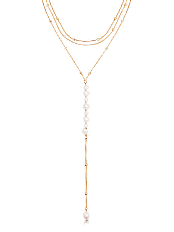 Coastal Pearl Lariat