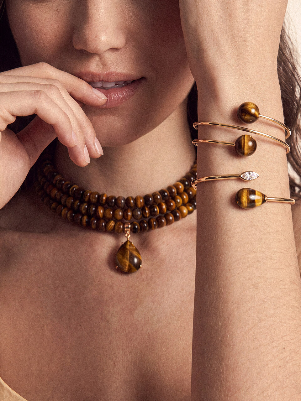 Tiger's Eye Solstice Cuff