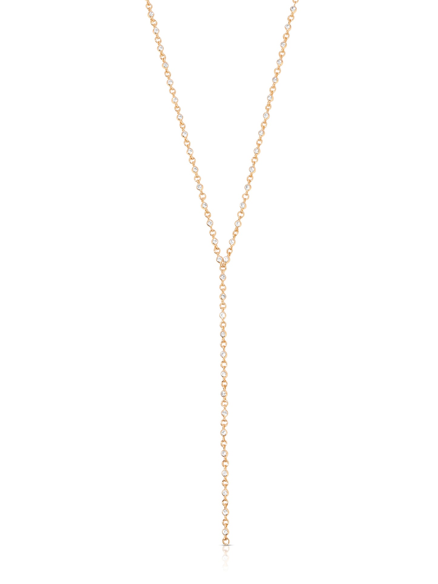 Dainty Crystal Lariat