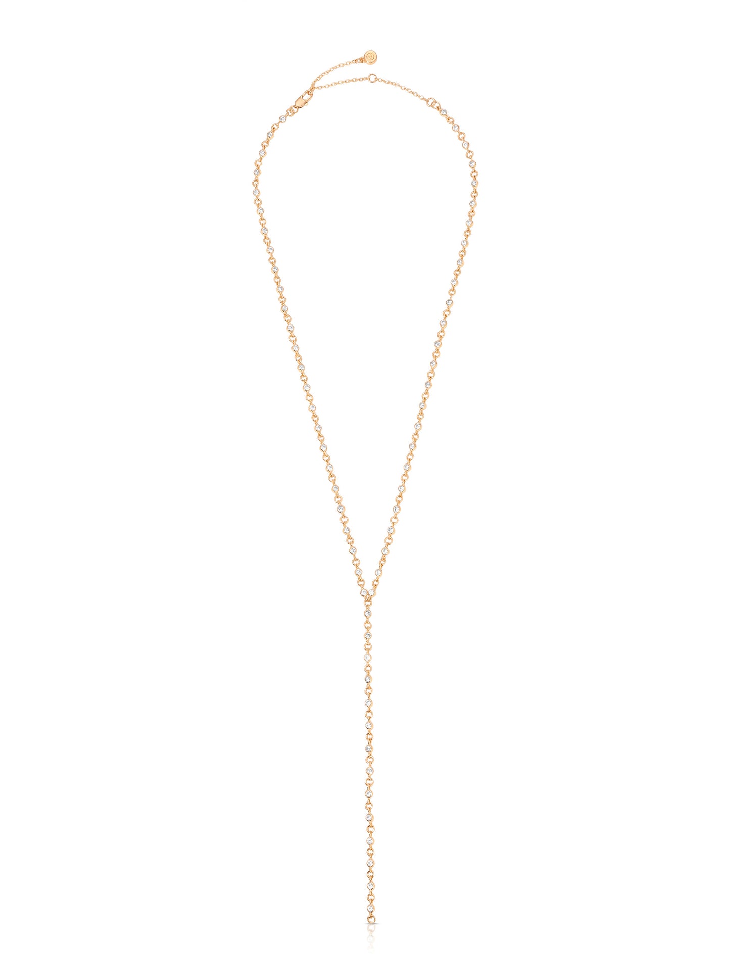 Dainty Crystal Lariat