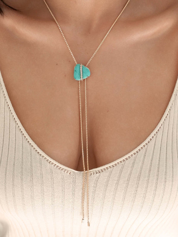Turquoise Solstice Bolo Necklace Second
