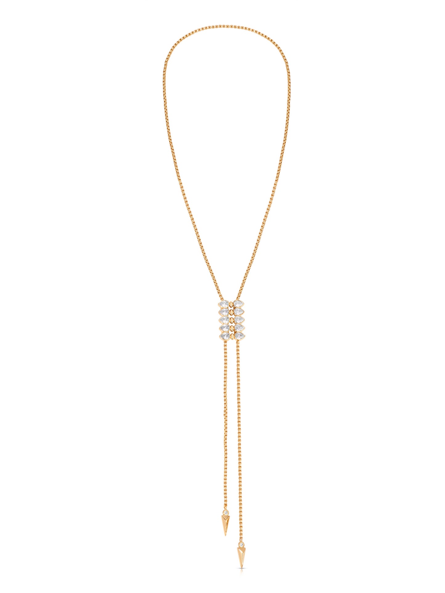 Crystalized Bolo Necklace