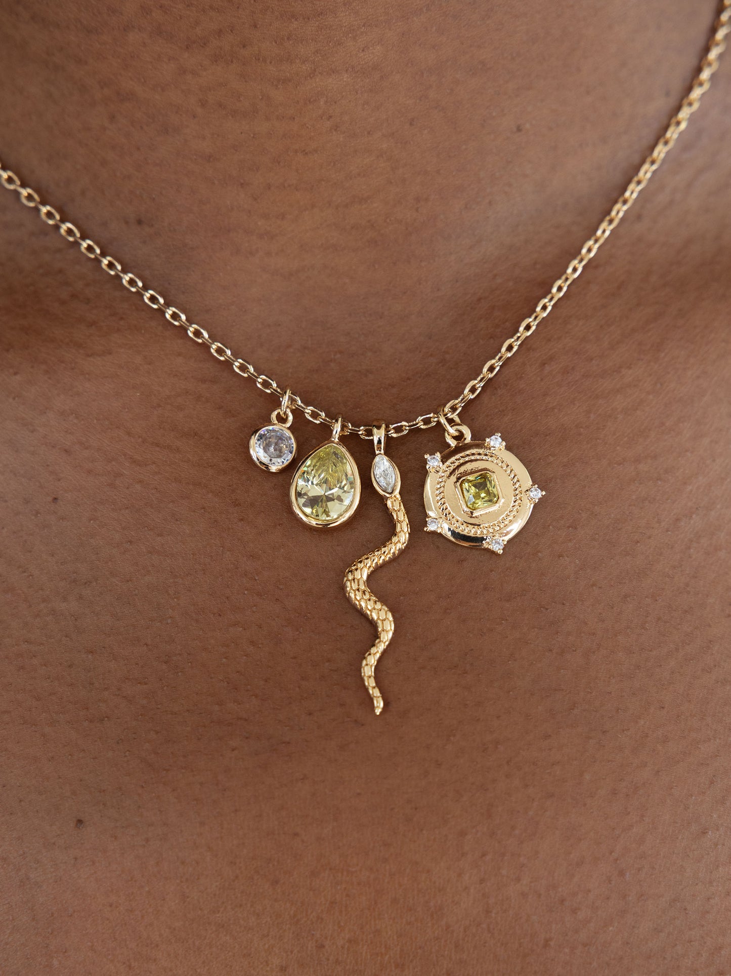 Serpentina Charm Necklace
