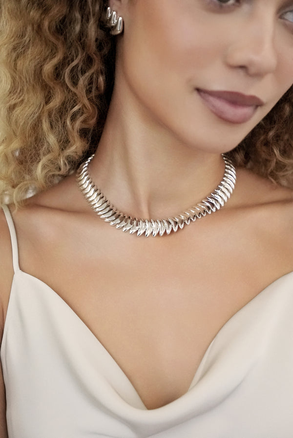 Metal Moderna Necklace Second