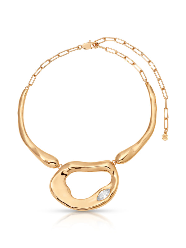 Molten Marquise Necklace