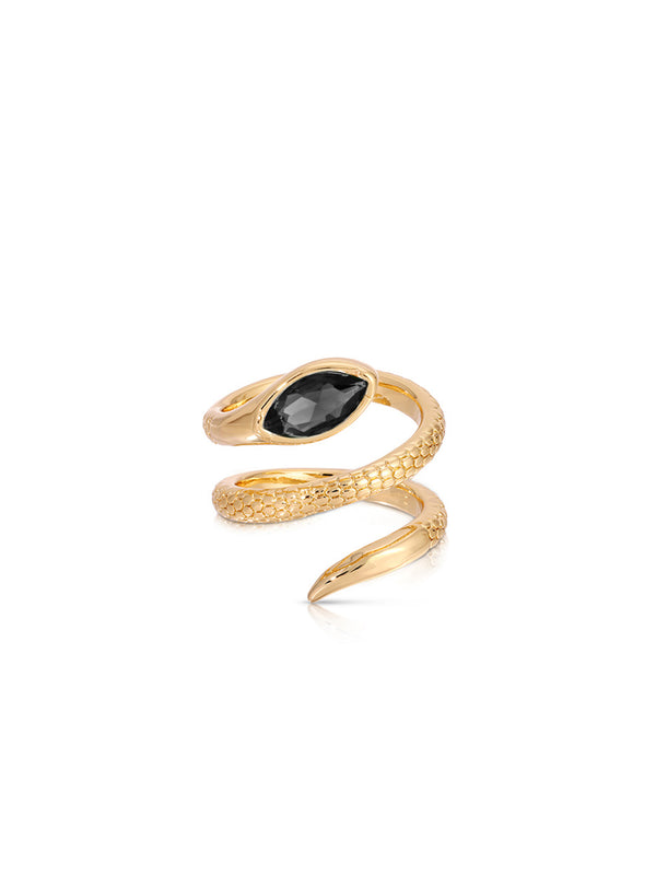 Marquise Coiled Ring