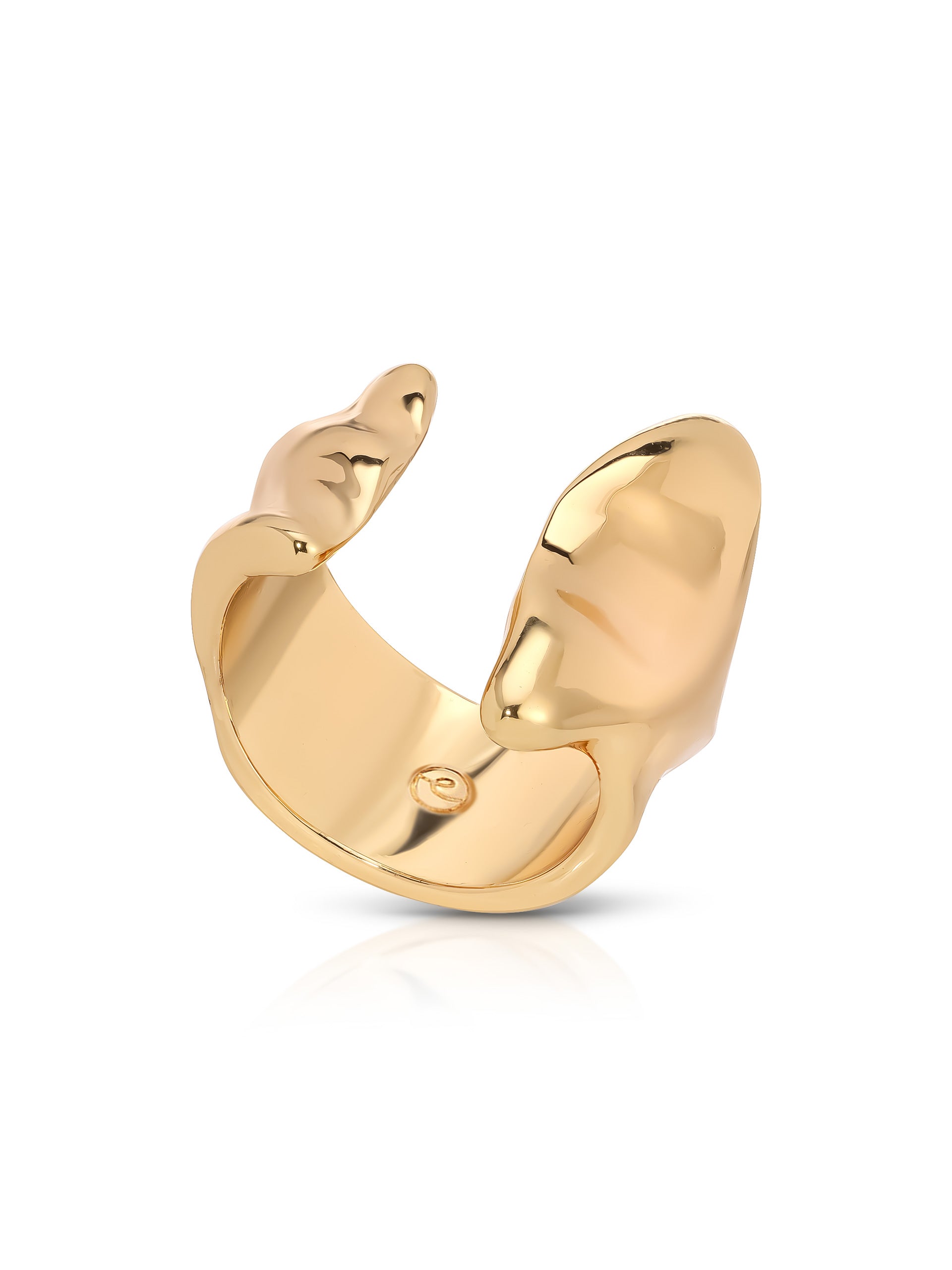 Liquid Luxe Ring 18k Gold Plated 2
