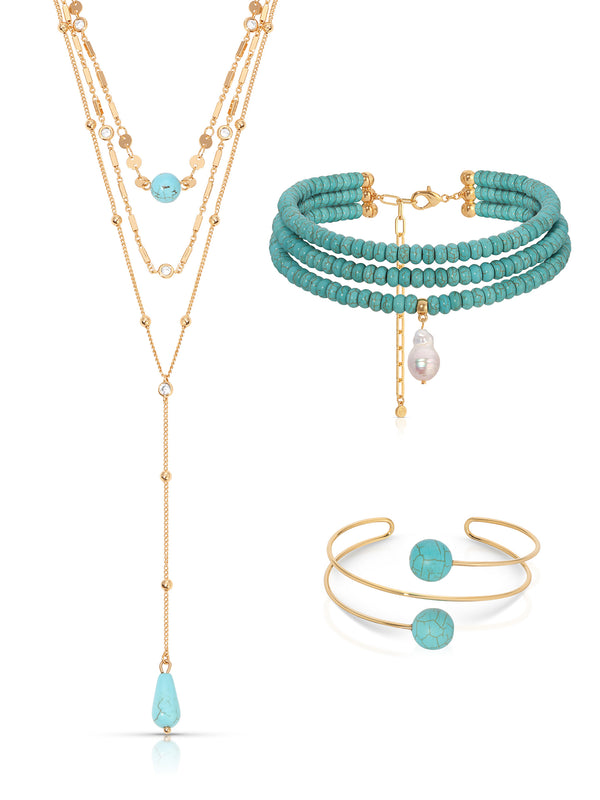 Turquoise Trio Set