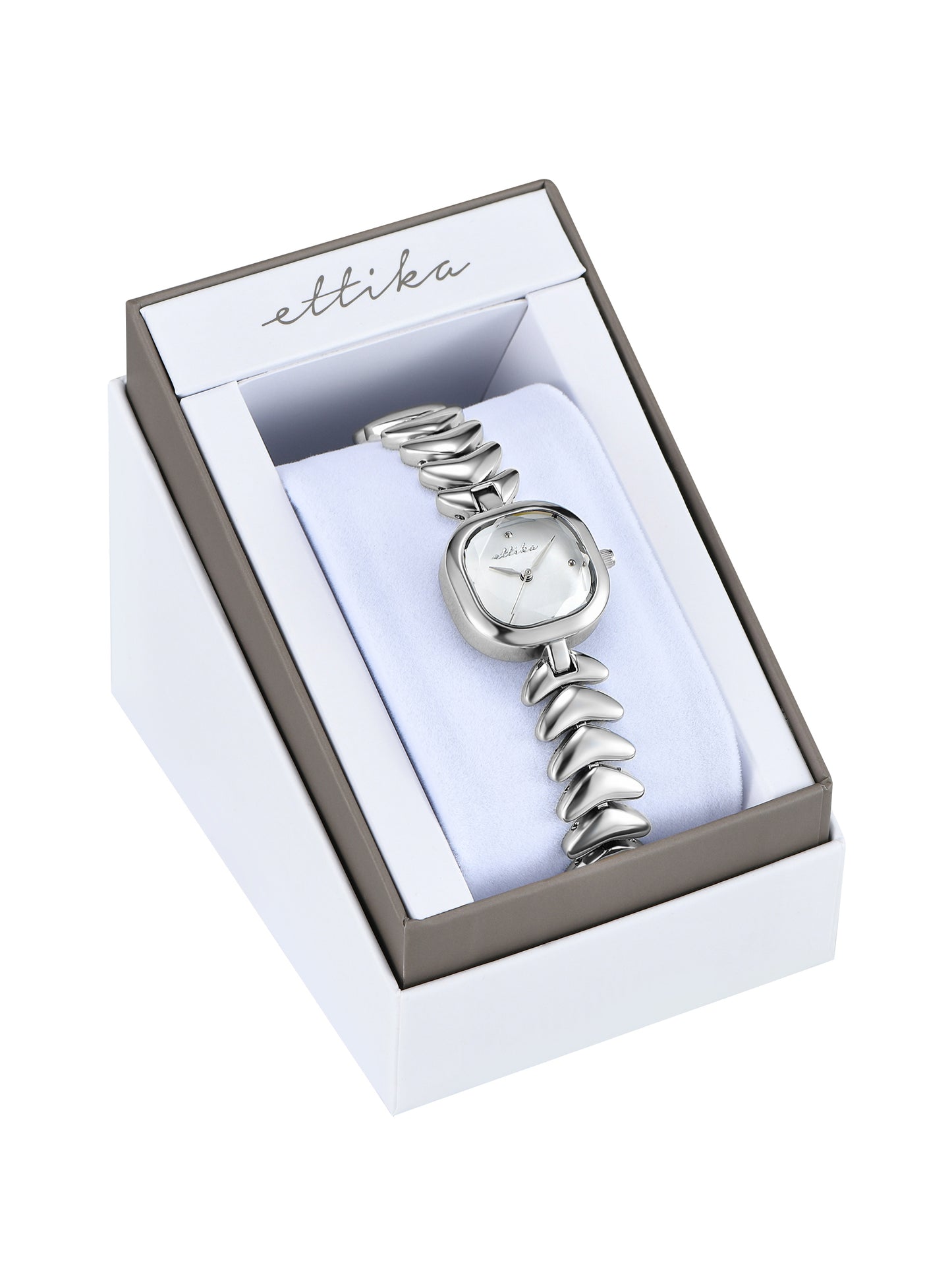 Metal Moderna Bracelet Watch in Silver
