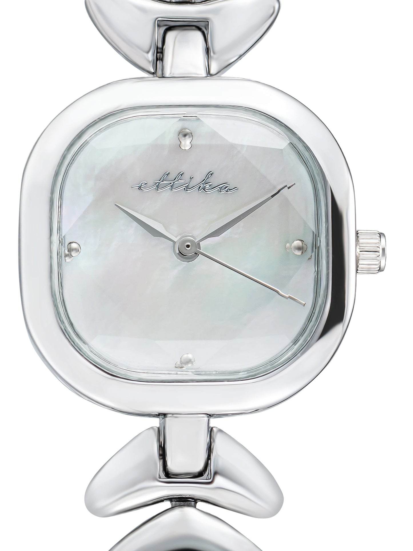 Metal Moderna Bracelet Watch in Silver