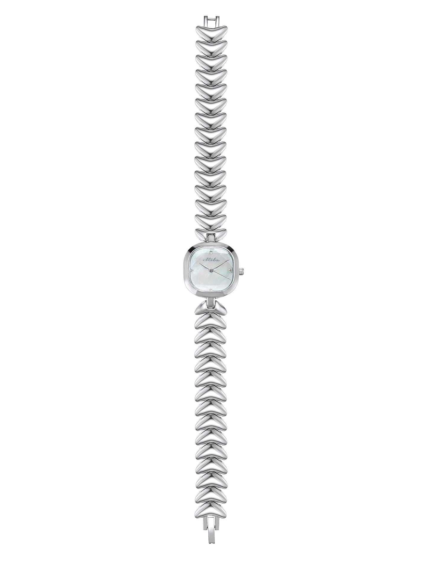 Metal Moderna Bracelet Watch in Silver