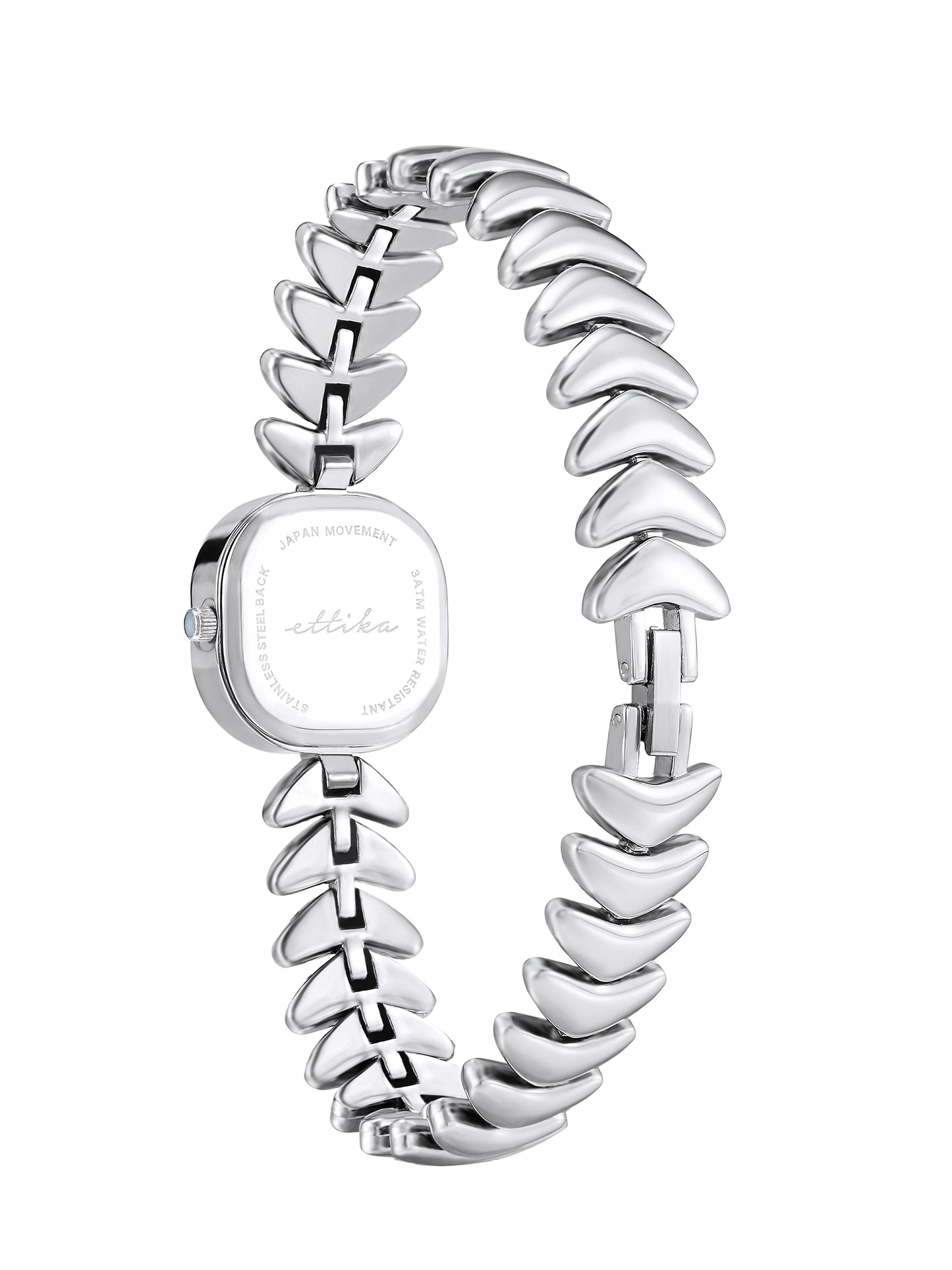 Metal Moderna Bracelet Watch in Silver