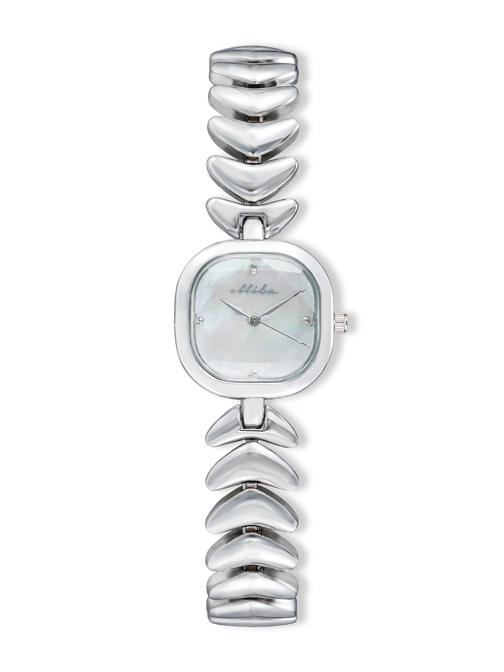 Metal Moderna Bracelet Watch in Silver