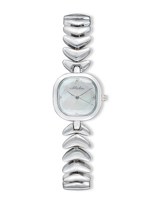 Metal Moderna Bracelet Watch in Silver