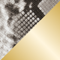 Grey Snake Signature Buckle Belt