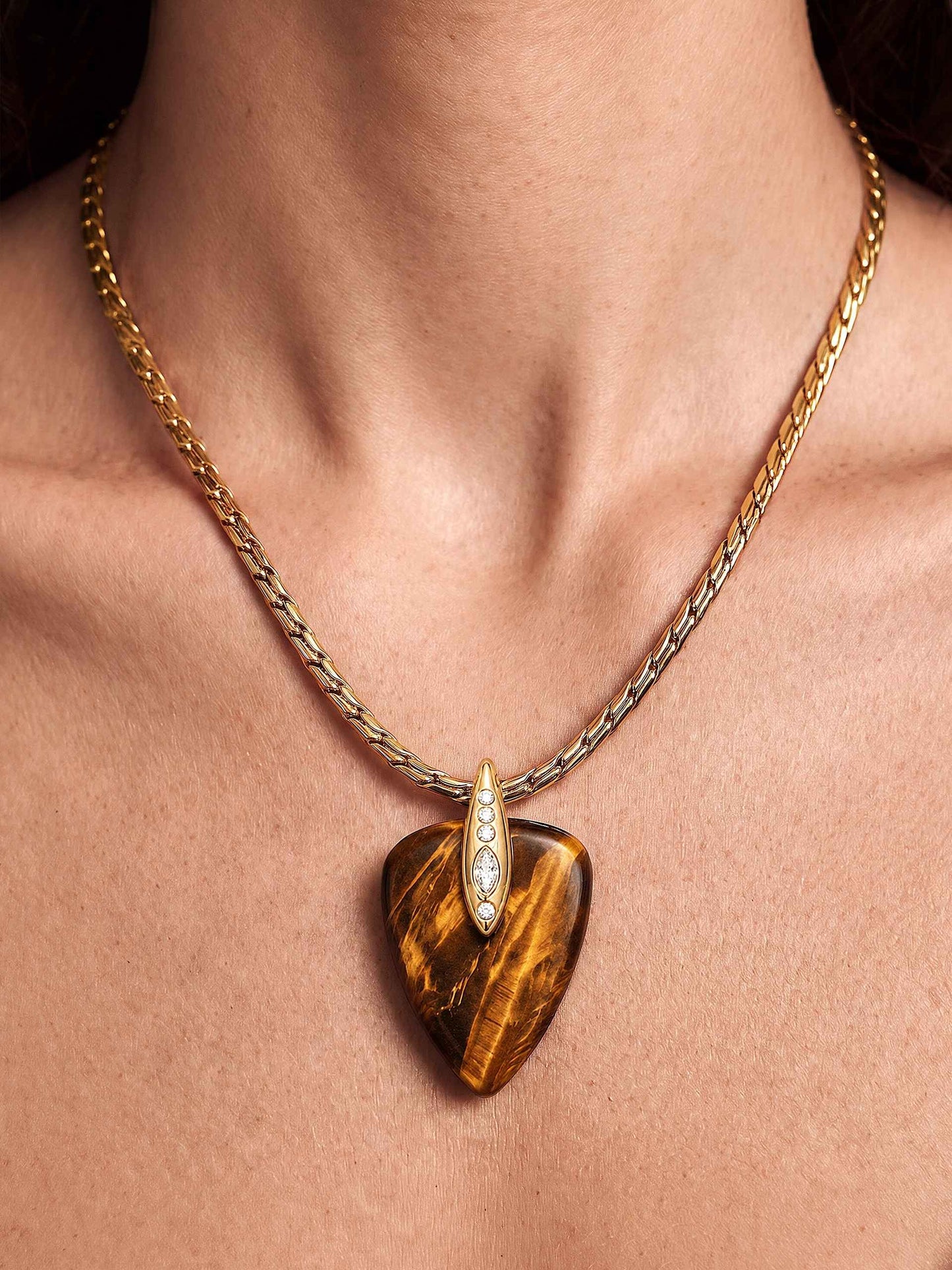 Solstice Set in Tiger's Eye