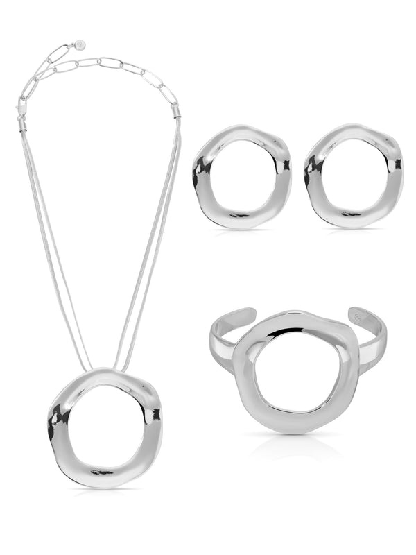 Complete the Circle Bundle in Silver