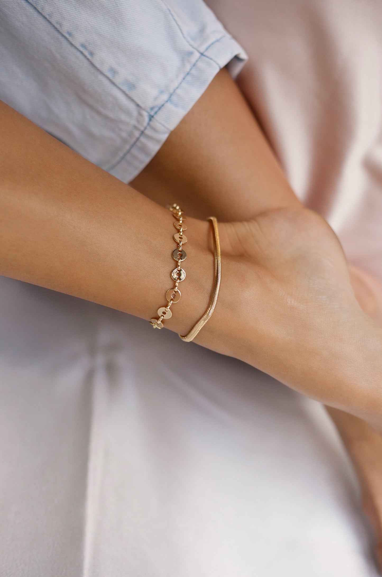 Mixer Anklet Set on model