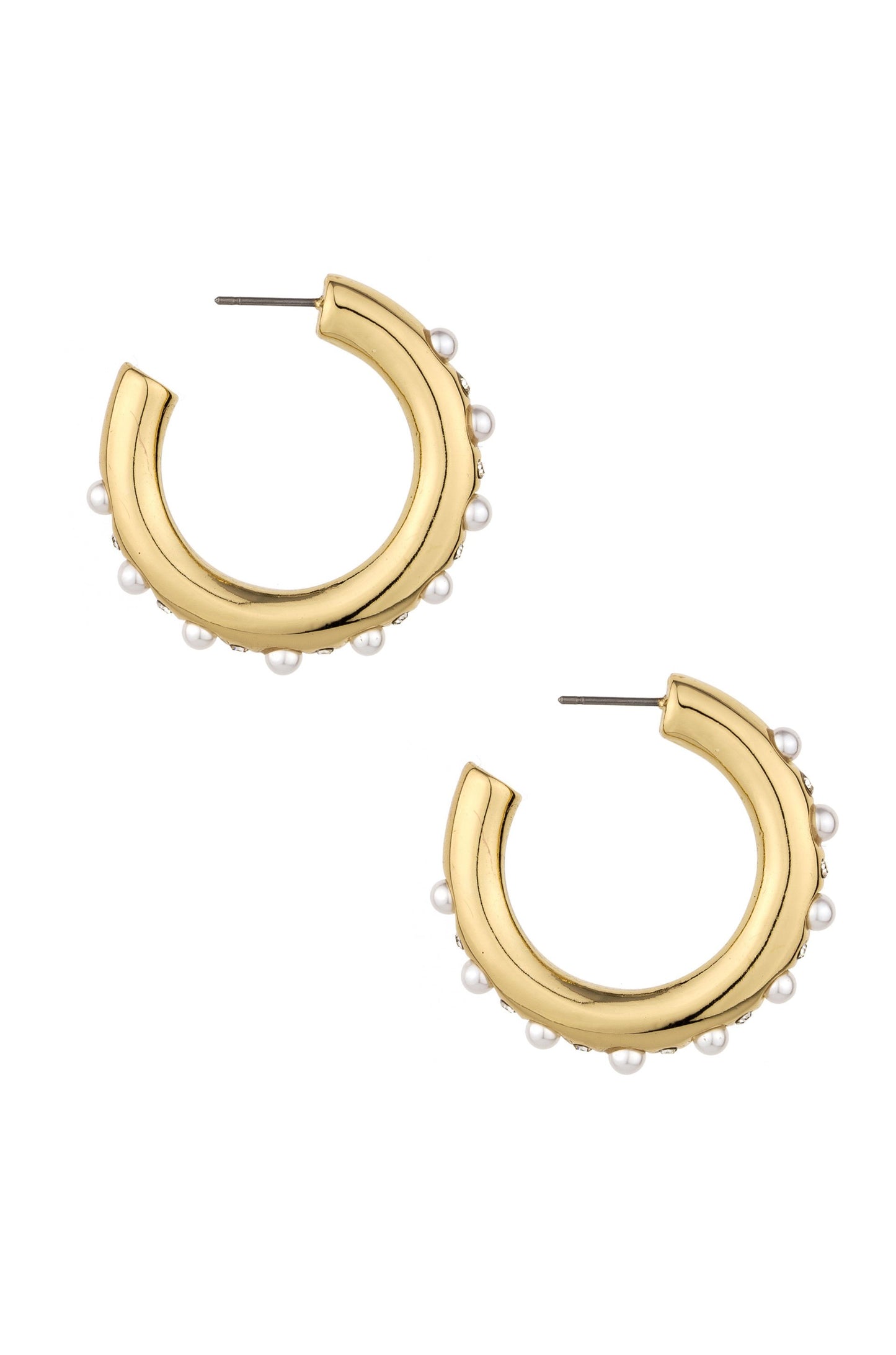 Celeste 18k Gold Plated Hoops