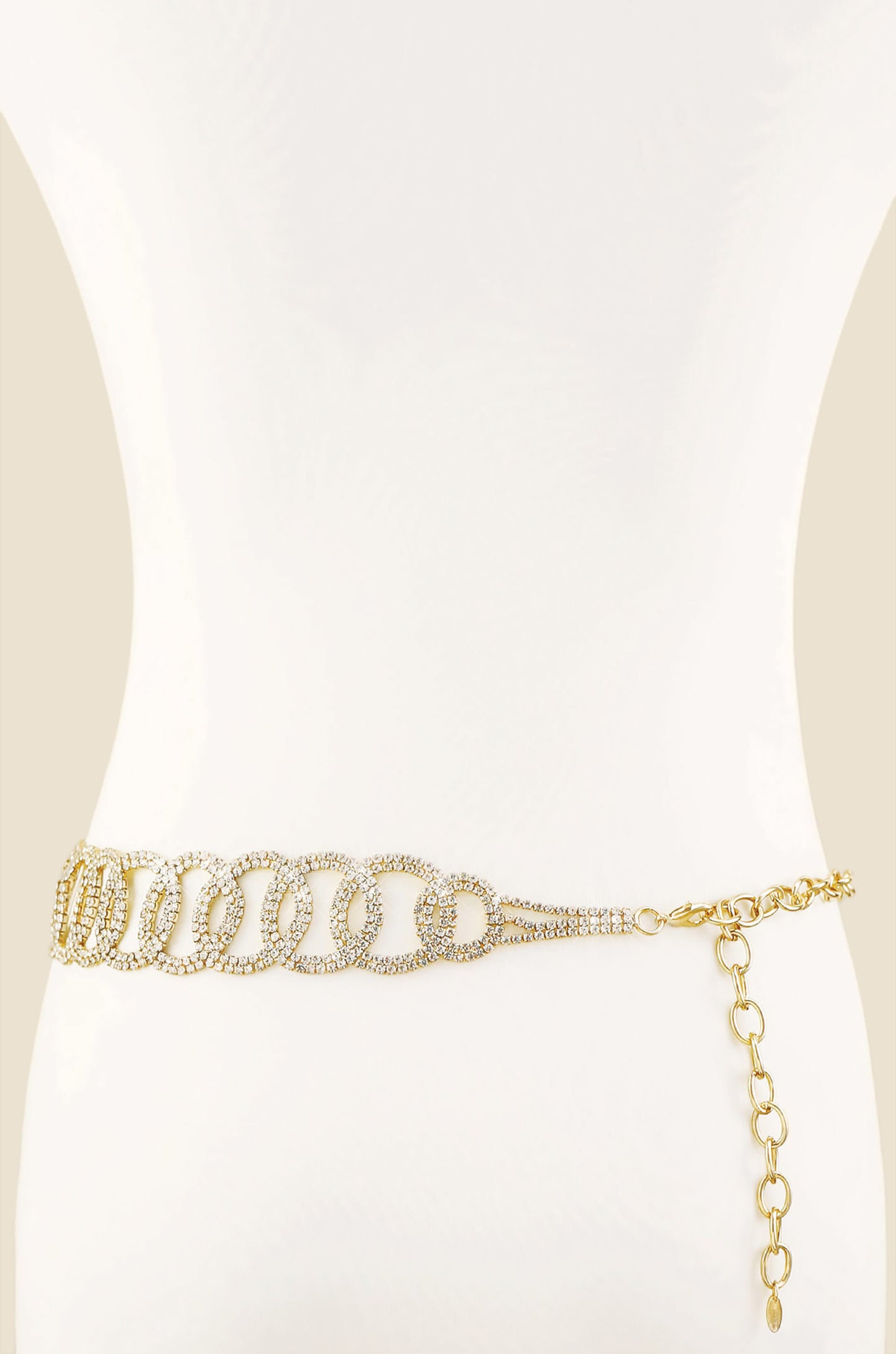 Crystal Loop Statement Belt back
