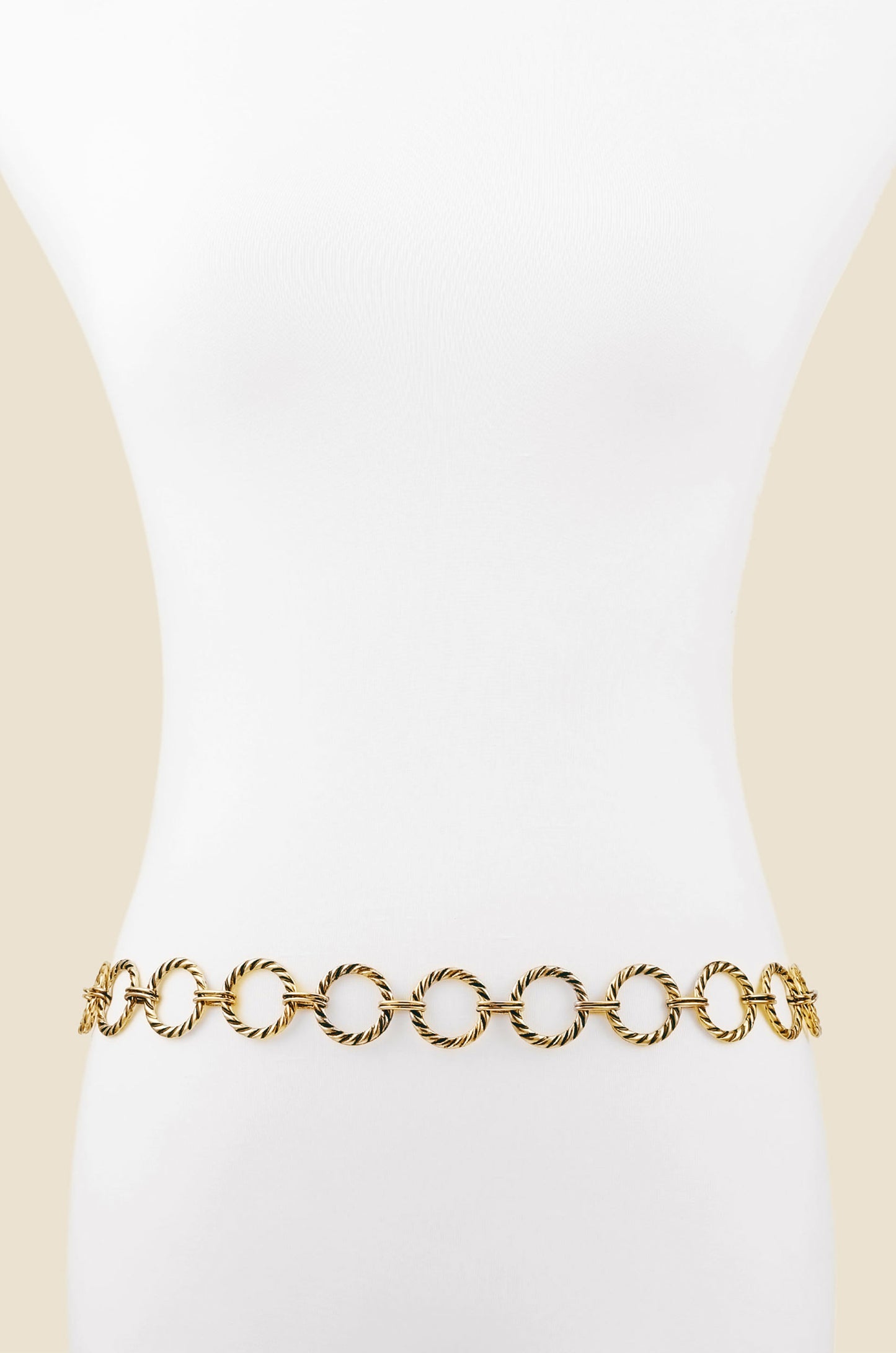 Loop It Through Belt in antique gold