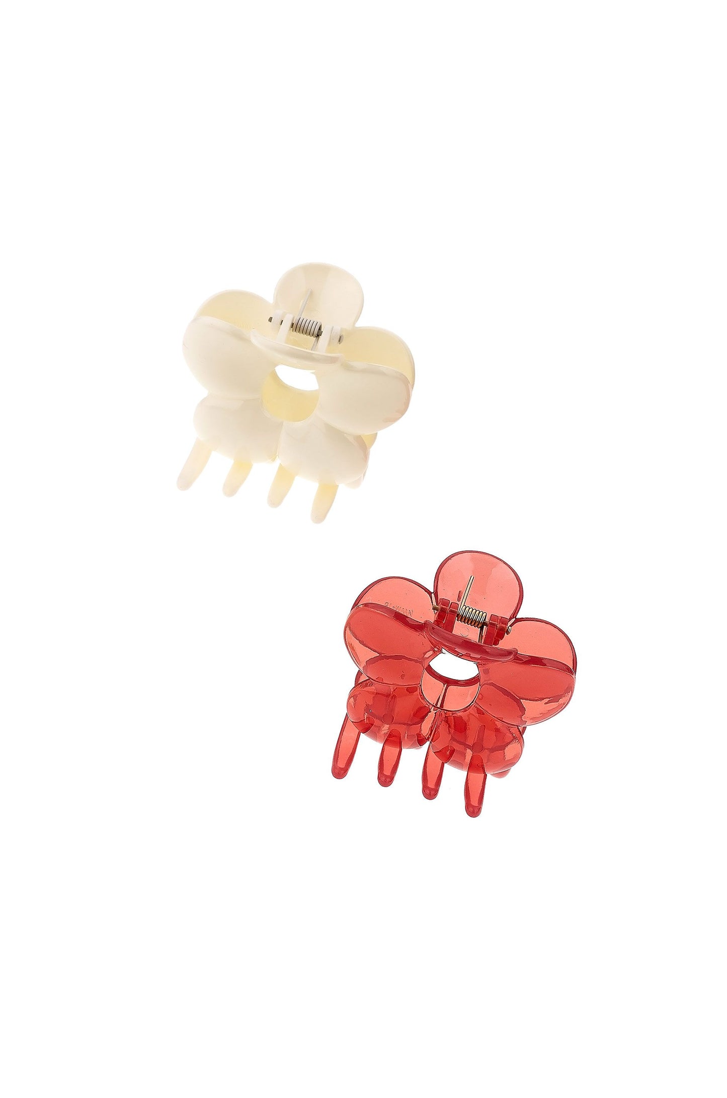 Ditsy Daisy Hair Claw Set on white