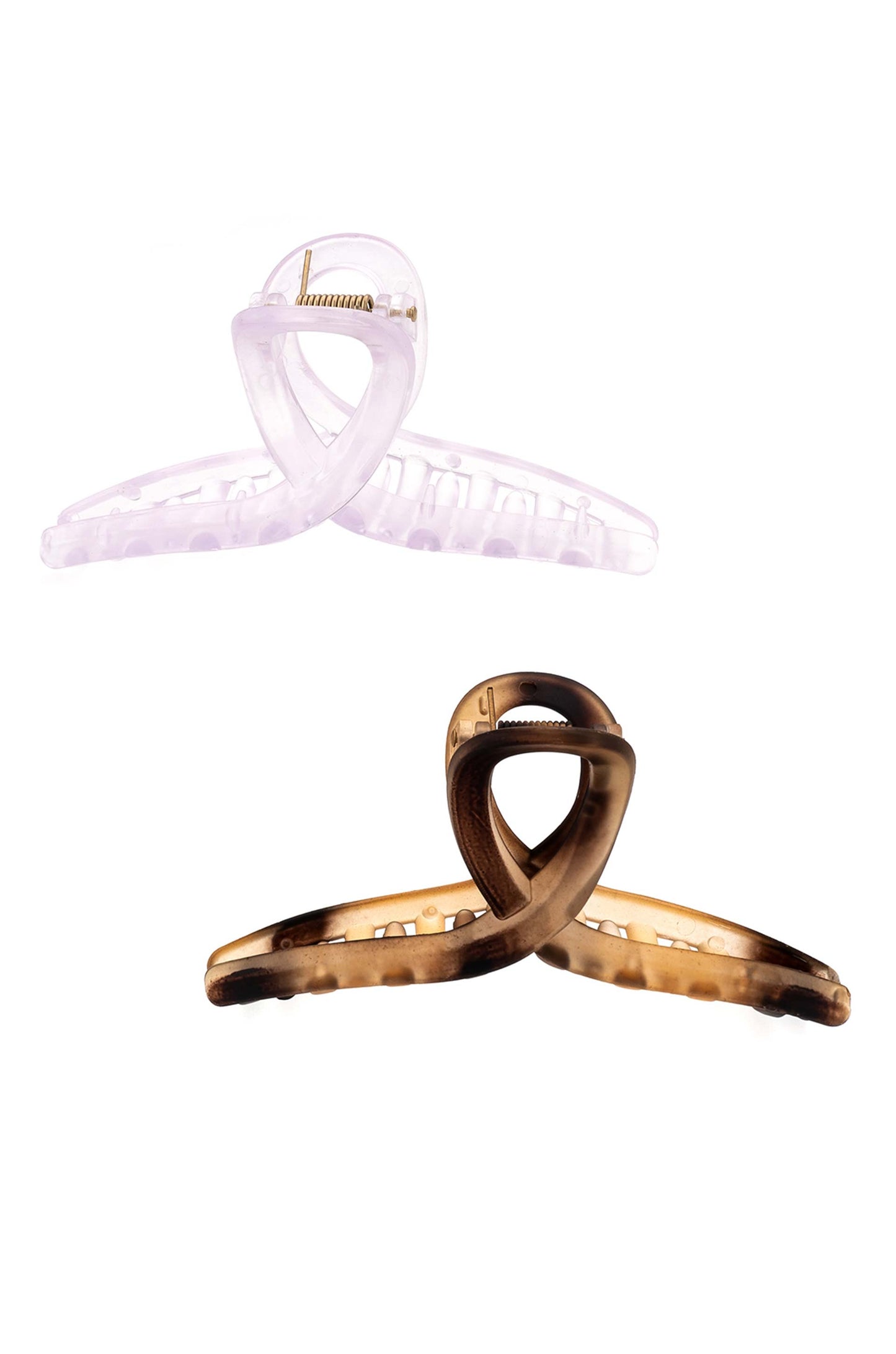 Weekend Mindset Hair Claw Set on white